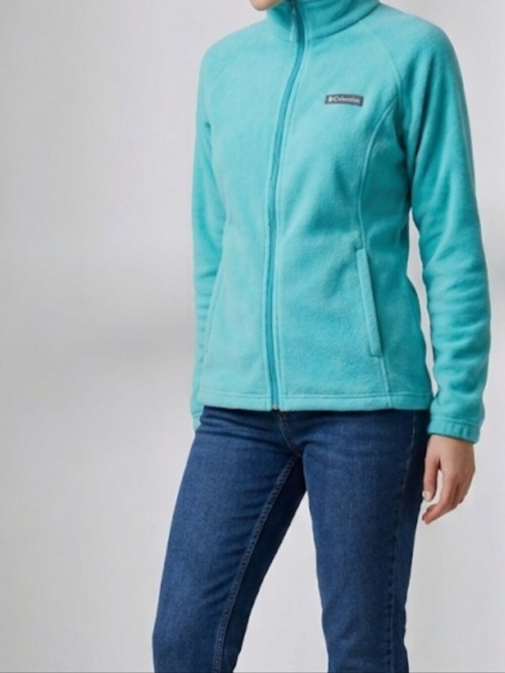Columbia Turquoise Full-Zip Fleece Jacket NWT XXL
